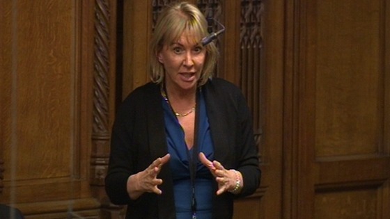 Nadine Dorries looks at 'Deal with Ukip
