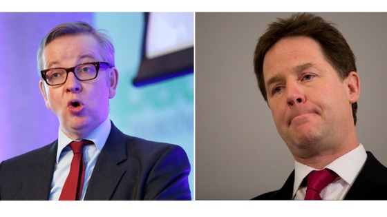 Nick Clegg has hit out at Michael Gove over Westminster 'tittle tattle'.
