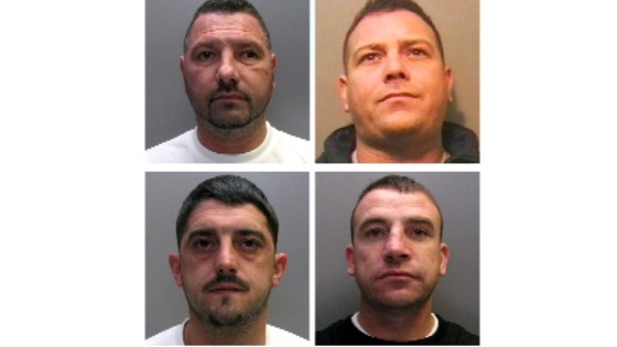 Joseph Upton (Top left), Albert Smith (Top right), Alfred Stanley (Bottom left) and John Leonard (Bottom right)
