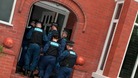 One of the properties raided