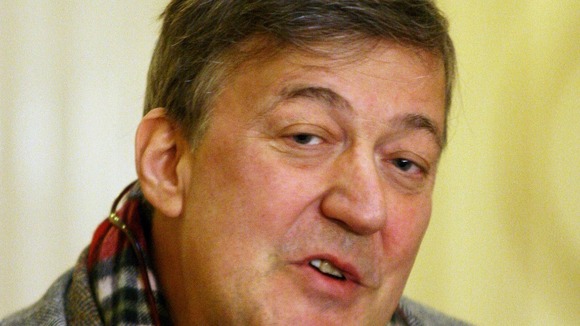 British writer, actor, and comedian Stephen Fry