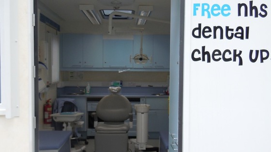 Inside dental Tooth Bus
