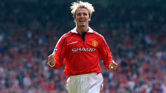 Beckham starred in United's historic 1999 treble-winning campaign
