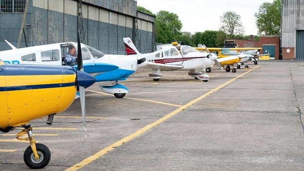 Today's aircrafts on ground