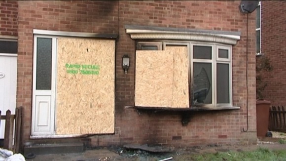 House damaged in arson attack