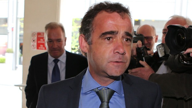 oronation Street actor Michael Le Vell arriving at Manchester Magistrates Court