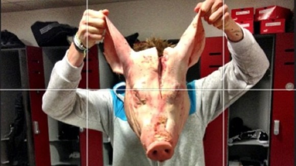 Stoke are investigating what looks like a dressing-room prank on Kenwyne Jones