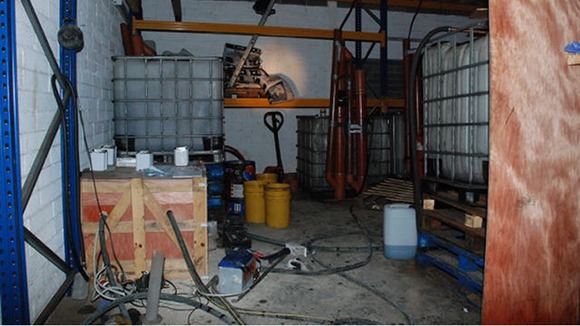 Inside the oil laundering plant