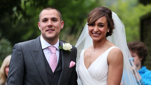 Jessica Ennis and Andy Hill