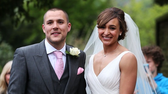 Jessica Ennis and Andy Hill 