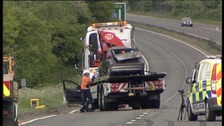 Two teenage women die in Swindon crash
