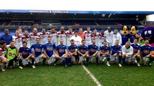 Celebs take part in Harry Moseley football match