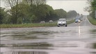 Surface flooding across the North East 