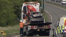 Police name teenagers killed in crash