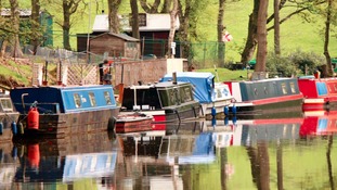 Boats on the Leeds Liverpool Canal at Chorley