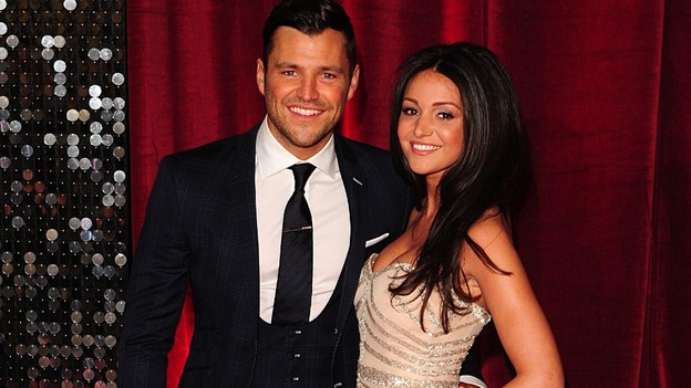 Coronation Street actress Michelle Keegan arrives with her beau, former TOWIE star Mark Wright.