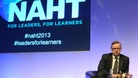 Education Secretary Michael Gove at the National Association of Head Teachers' conference.