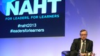 Education Secretary Michael Gove at the National Association of Head Teachers' conference.