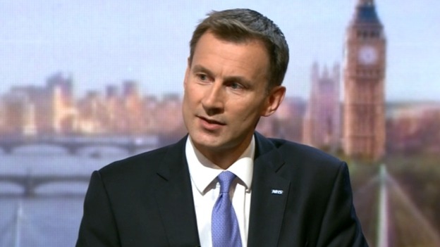 Health Secretary Jeremy Hunt