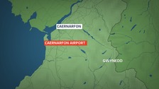Three injured in light aircraft crash in Gwynedd
