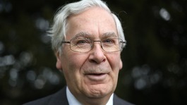 Sir Mervyn King the outgoing governor of the Bank of England