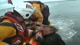 Rescue off Langstone Harbour
