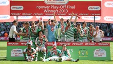 Yeovil Town promoted to the Championship