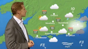 Simon with the weather