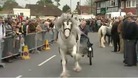 Horse and cart at Wickham