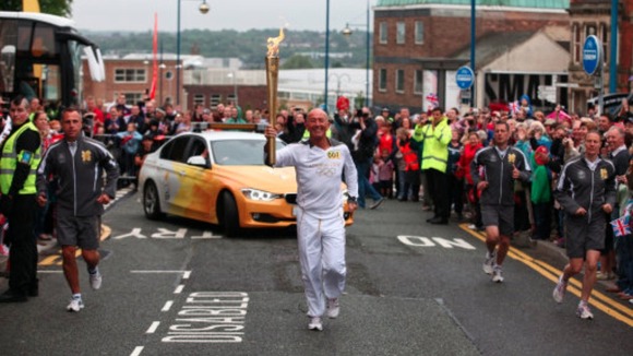 Stoke-on-Trent spent the most on hosting the Olympic Torch in the Midlands