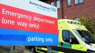 Burton A & E re-opened follow a public health scare