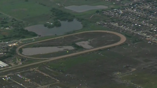 Homes razed after tornado