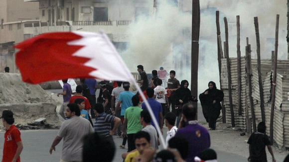 anti-government protesters