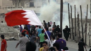 anti-government protesters