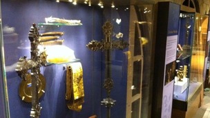 Artefacts on show in York Minster Undercroft