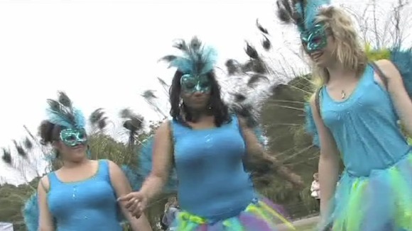 Carnival-goers