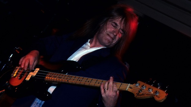 Trevor Bolder performing with Uriah Heep.