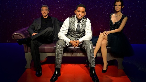 Will Smith's waxwork is in London for a ten week visit which will allow fans to sit beside him