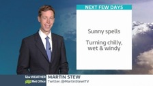 Wet and windy tomorrow