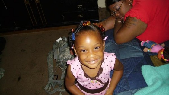 Nine-year-old Ja'Nae Hornsby.