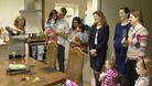 Parents celebrate the go ahead for The Heights Primary School at Caversham in Reading