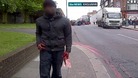 Exclusive video: Knife-wielding man in Woolwich