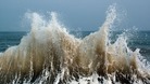 Rough seas at Filey