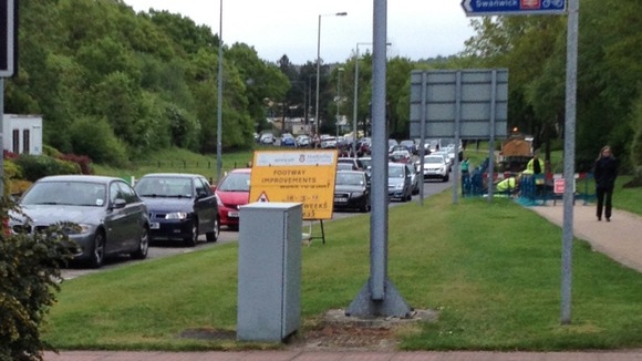 Traffic in Whiteley