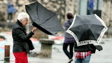 Weather warning issued for gale force winds