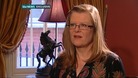 The woman who approached the man with a knife in his hand