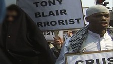 Woolwich suspect pictured at Islamist protest