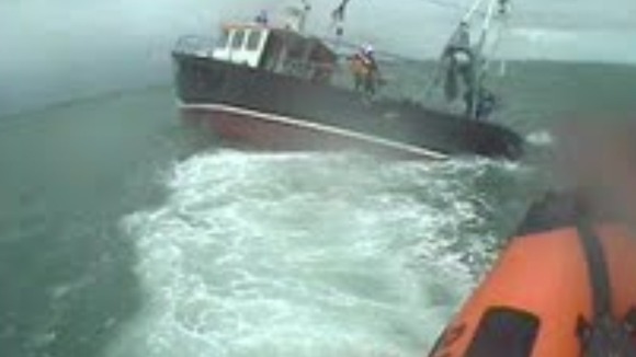 Trawler & lifeboat Norma T