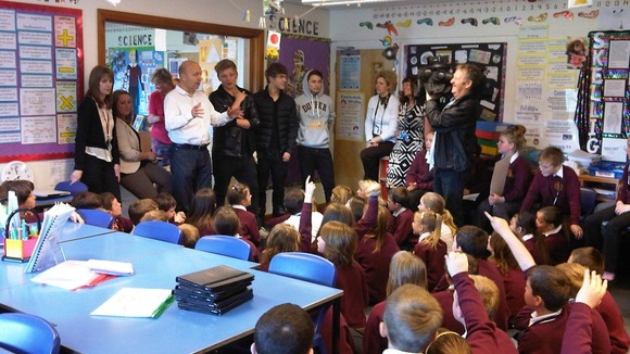 X factor finalist District 3 at Victoria Junior school, Workington.