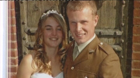 Samantha Stone with Private Gregg Stone.